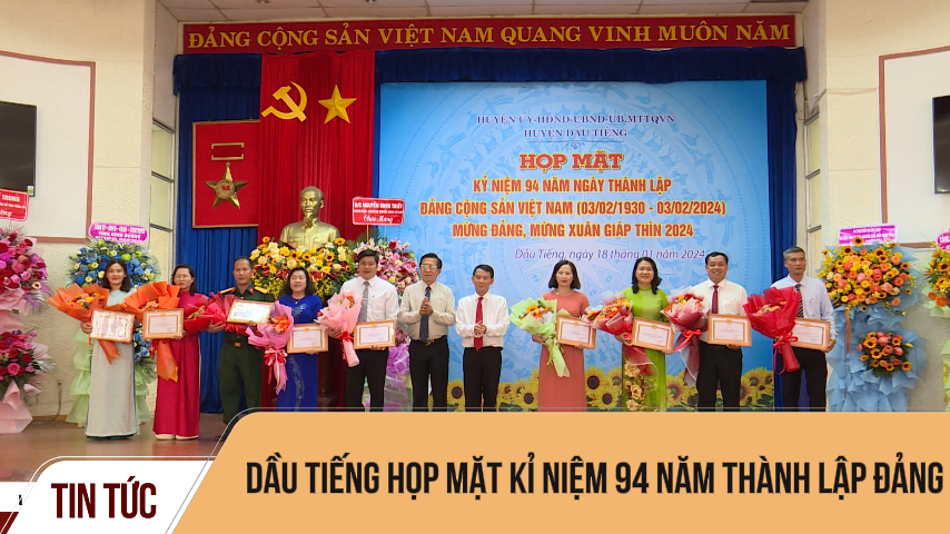 Dầu Tiếng họp mặt kỷ niệm 94 năm thành lập Đảng